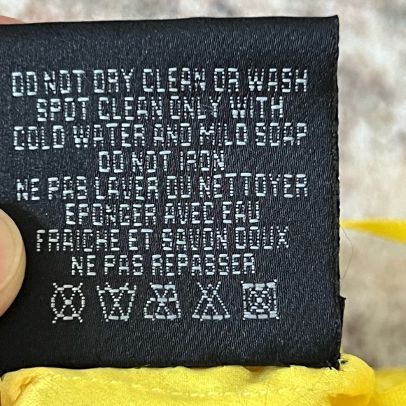 Aidan Mattox Womens Yellow Sequins Dress 6 Prom Homecoming Party Shine Silk Chic - Picture 14 of 17